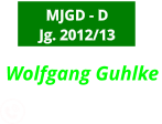 Wolfgang Guhlke              0157 - 52811249   MJGD - D Jg. 2012/13
